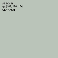 #BBC4B8 - Clay Ash Color Image